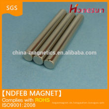 Super Strong sintered rare earth magnetic force cylinder ndfeb magnets